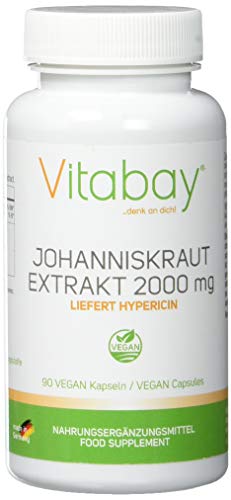 Johanniskraut Extrakt 2000 mg - 90 Vegi Kapseln